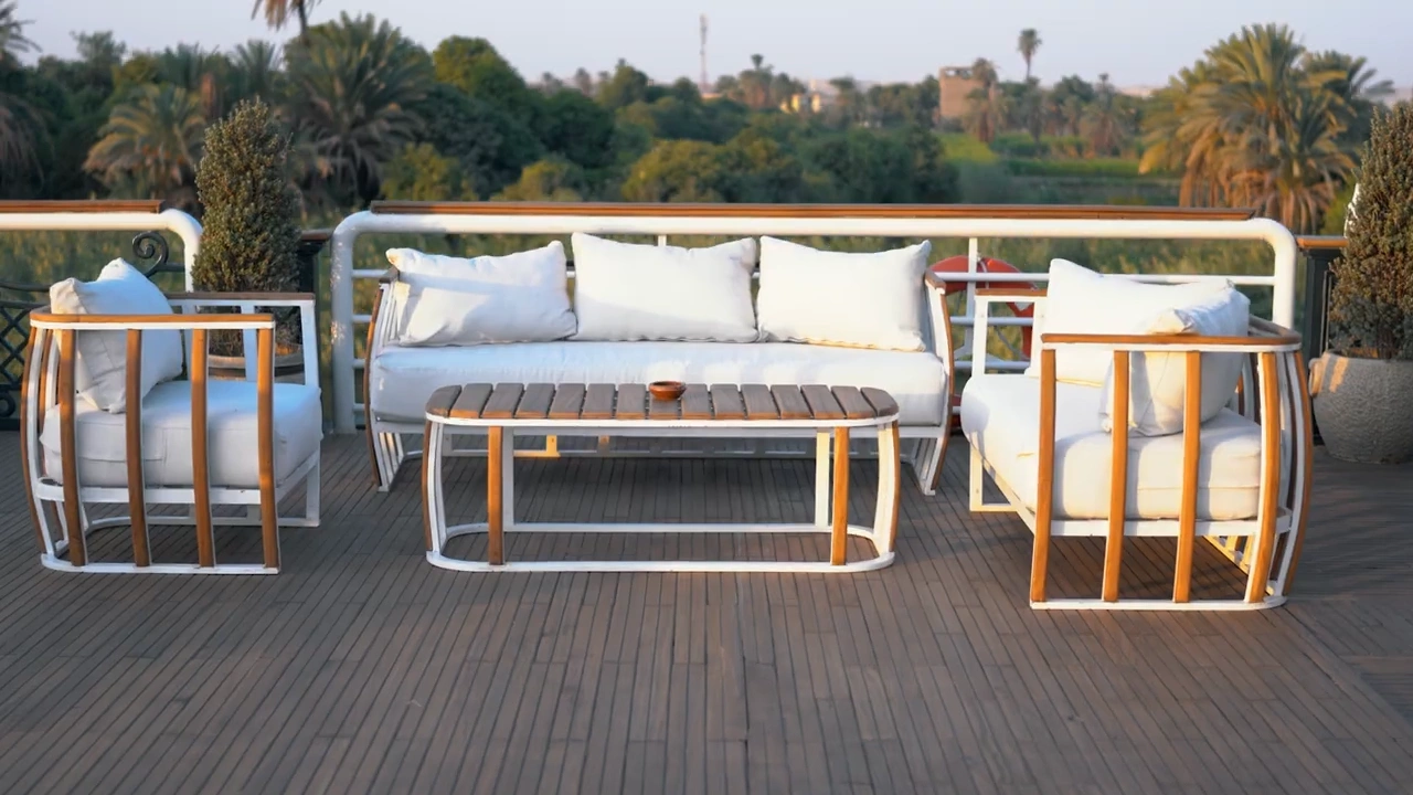 Sun deck of the Sonesta St. George I Nile Cruise Ship Nile cruise